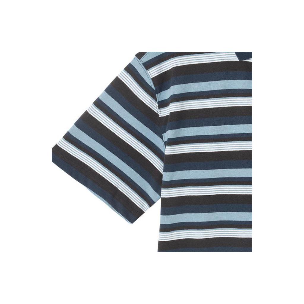 Puma Downtown 180 Loose Fit Color Block Striped Polo Shirt Men Tops Navy-Blue 630119-14