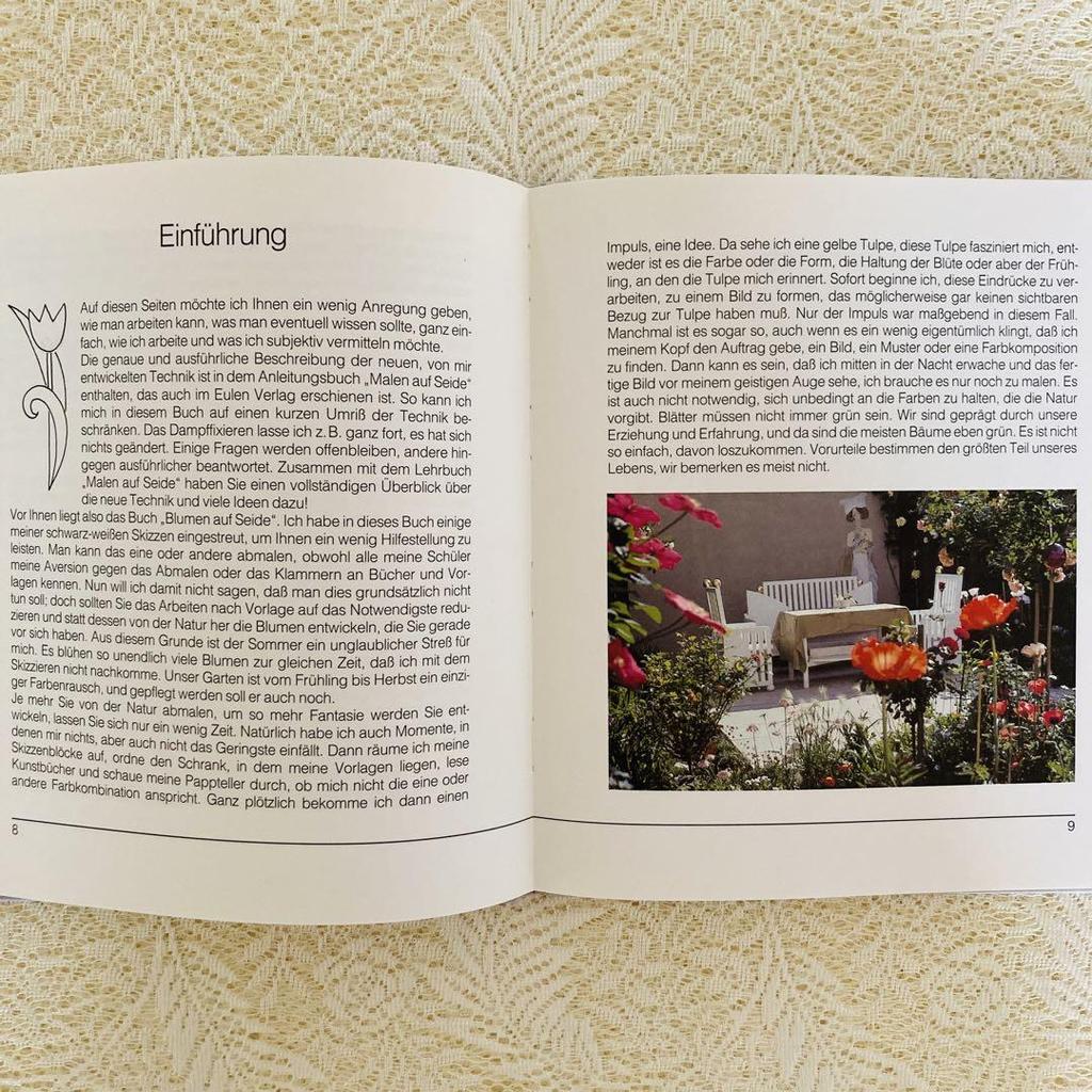 [Б/У] Иностранные книги, старые книги, книги по живописи на шелке, немецкий, искусство, дизайн