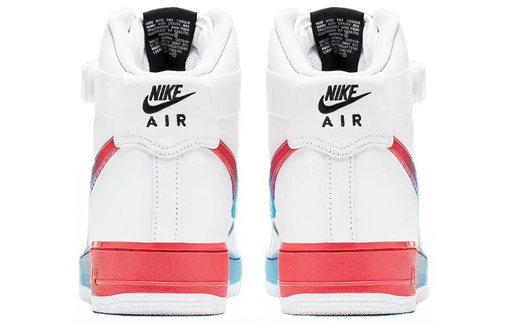 Nike Air Force 1 High Градиент Белый Синий Fury Тлеющий Уголь CJ0525-100