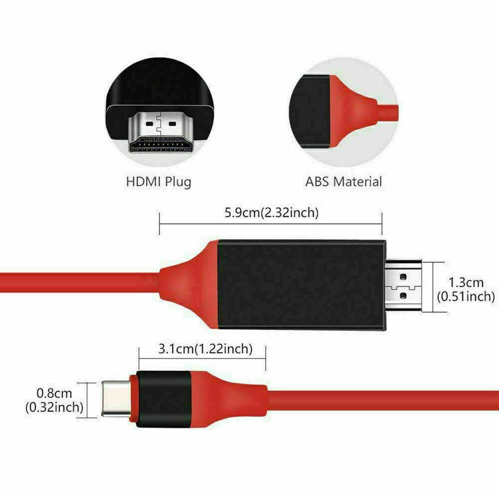 1080P HDMI Кабель Телефон на ТВ HDTV AV Адаптер Универсальный Для Android /iPhone Тип