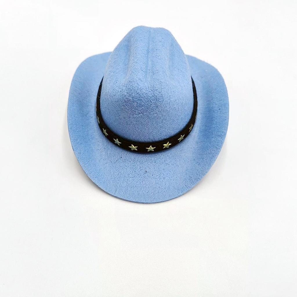 Ковбойская шляпа для домашних собак, кошек, ковбойская одежда, регулируемая шляпа для щенков, подходит для маленьких собак и кошек, украшения для дня рождения, фотосессии