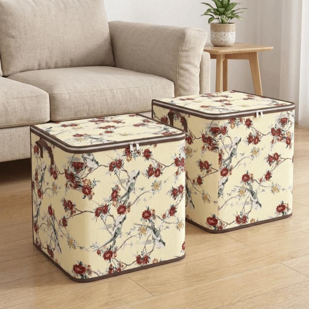 Dust-proof Clothes Quilt Storage Bag Non-woven Fabric Quilt Storage Container Bedding