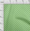 oneOone Cotton Poplin Green Fabric Asian Block Floral Fabric For Sewing Printed Craft Fabric By The Yard 42 Inch