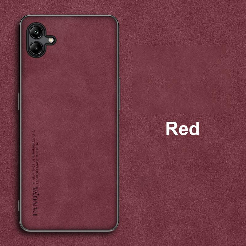 Для Samsung Galaxy A04 Чехол Роскошный Чехол для телефона из искусственной кожи Для Samsung M13 5G Задняя крышка Матовый силиконовый Противоударный Полная защита