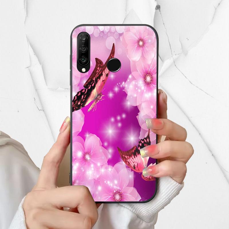 Чехол для телефона Huawei P30 Lite Силиконовый чехол MAR-LX1A Модный Расписной Ударопрочный Мягкий Fundas Для Huawei Nova 4e Чехол P30Lite