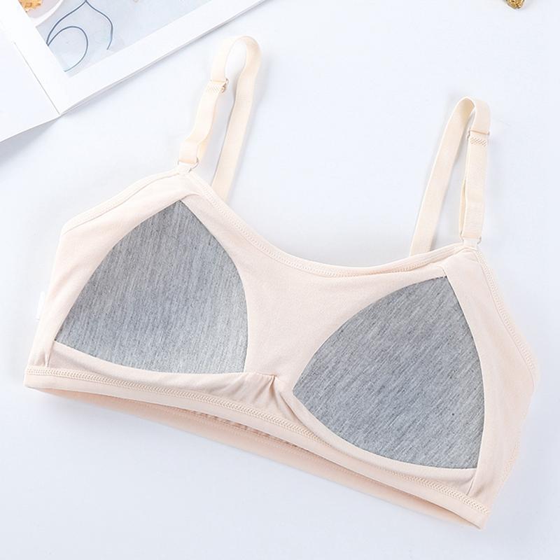 Young Girl's Bra Student Underwear Adjustable Shoulder Straps Teenage Bra