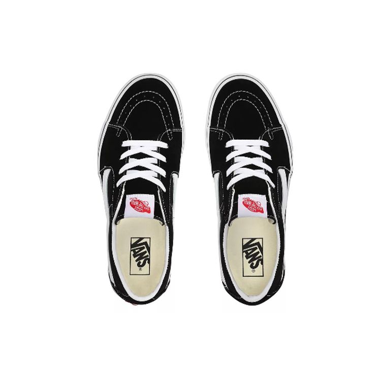 Vans Черные белые кроссовки унисекс Sk8-Low True-White VN0A4UUK6BT