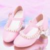 Весенние туфли для детей, принцесса, одиночные туфли