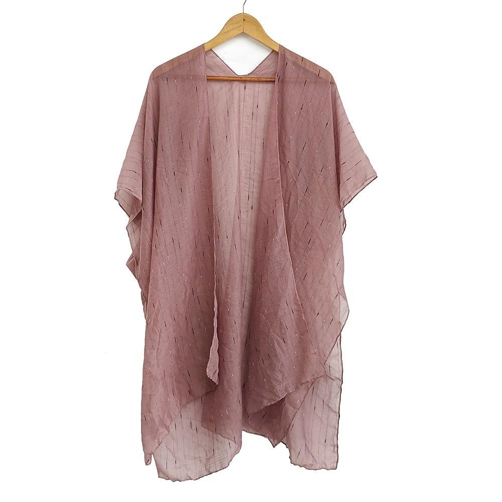 Lightweight Summer Scarf V-Neck Cardigans Lightweight Shawl Women Tulle Shawl  Vacation Outing