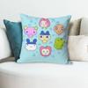 TTamagotchi Cute MMametchi Anime Celebrity Merchandise AllMatch Printed Pillow Case Sofa Car Office Room Decoration Protector