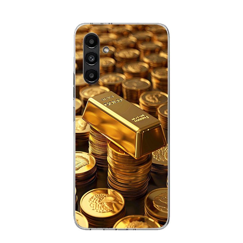 Fine Gold Pattern Printing Case Phone Cover for Samsung Galaxy A17 A16 A15 A14 A13 A56 A55 A54 A53 A36 A35 A34 A33 A26 A25 A24 A