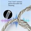 Type-C Male To 3.5mm Female Audio Adapter Silver Plated Wire Core Digital Decoder Amplifier Cable Portable Sound Converter