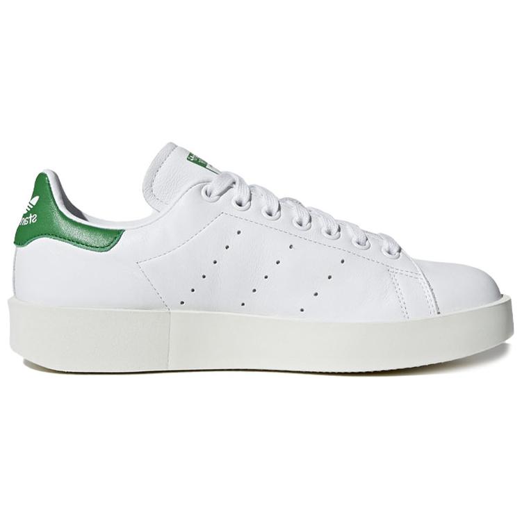 adidas Женские Stan Smith Bold 'Белый Зеленый' Женские S32266