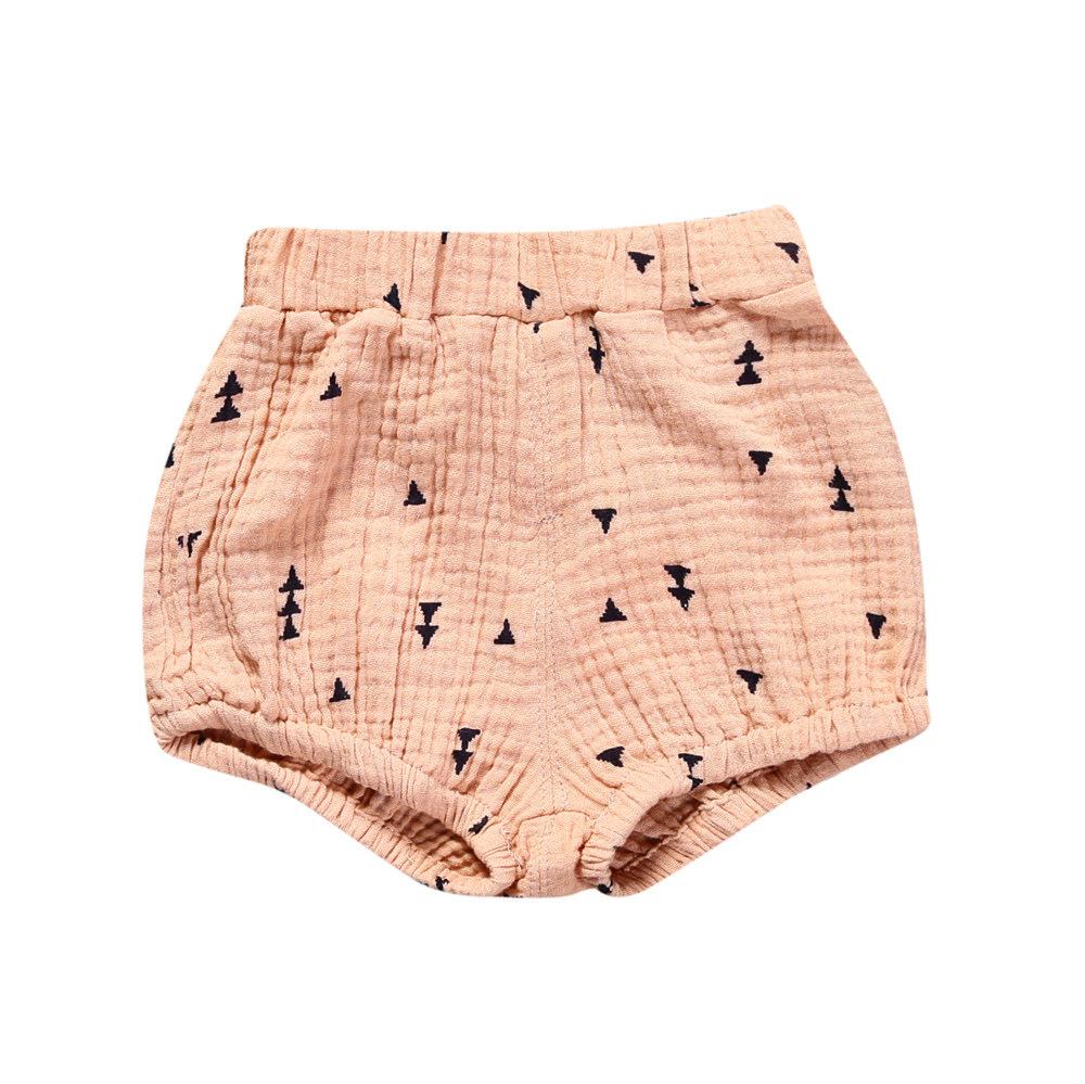 Kids Cotton Linen Korean Triangle Shorts Loose Fit for Toddlers and Children