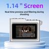 Mini Vlogging Cameras with Flash & LCD Screen Portable Digital Camera Vintage Autofocus Camcorder for Christmas Birthday Gift