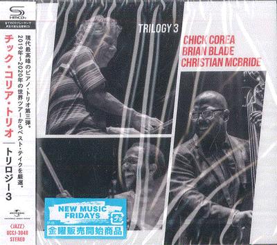 CD CHICK COREA BRIAN BLADE CHRISTIAN Трилогия 3 SHMCD UCCJ3048 UNIVERSAL MUSIC 2024 Япония Obi Jazz