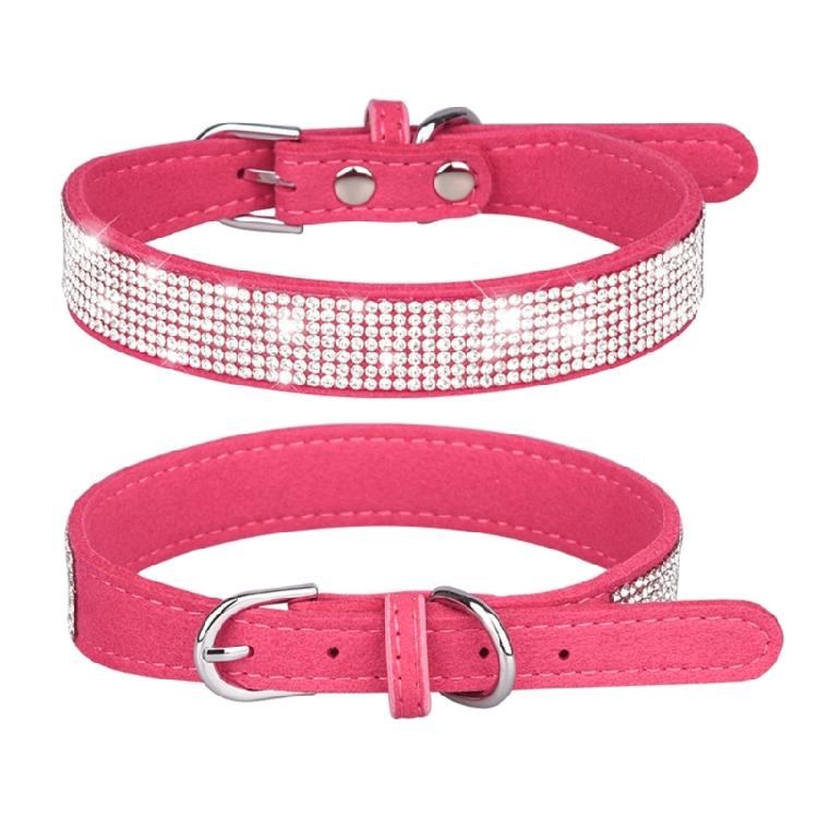 Sparkling Crystal-Diamond Adjustable Pet Collar for Puppy Small Medium Dogs Cats