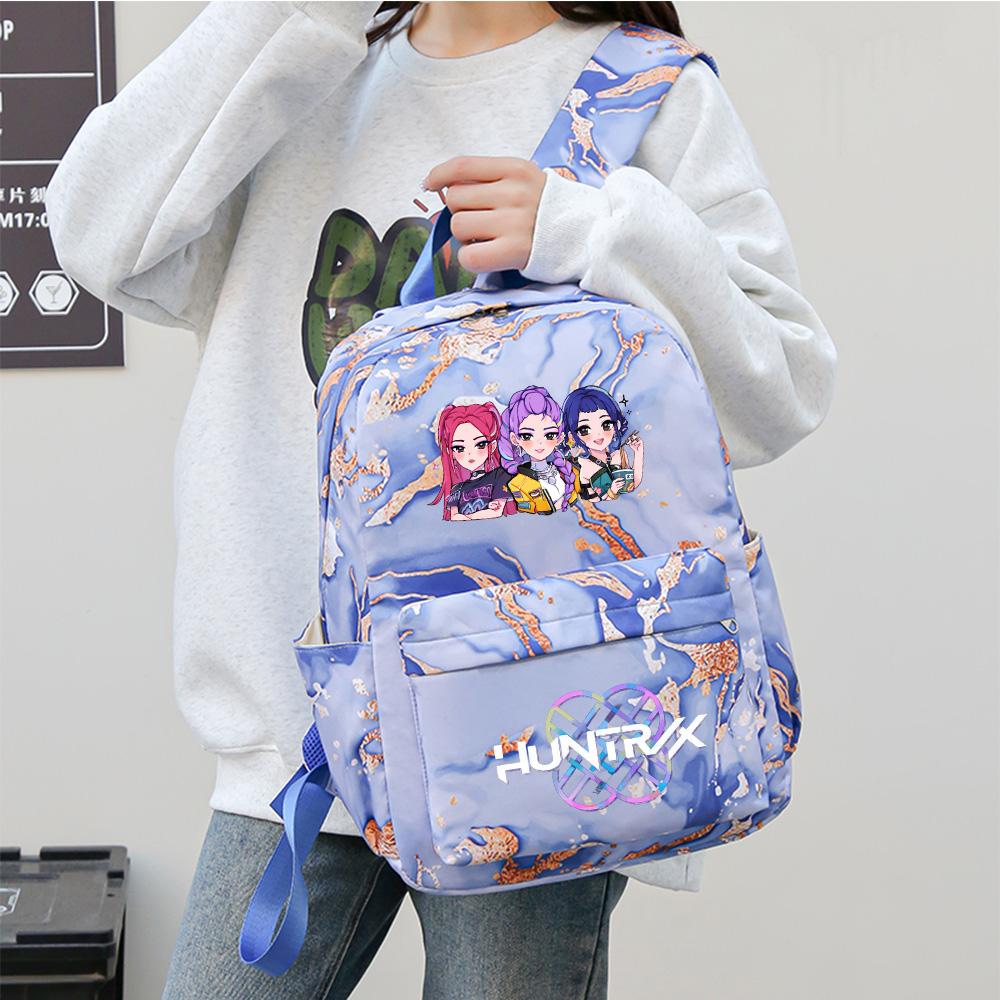 3 шт./комплект Аниме K-pop Пенал с принтом, Сумка-рюкзак с ручкой для Подростка Студента Девочки Мальчика, Водонепроницаемая Дорожная Сумка Mochila