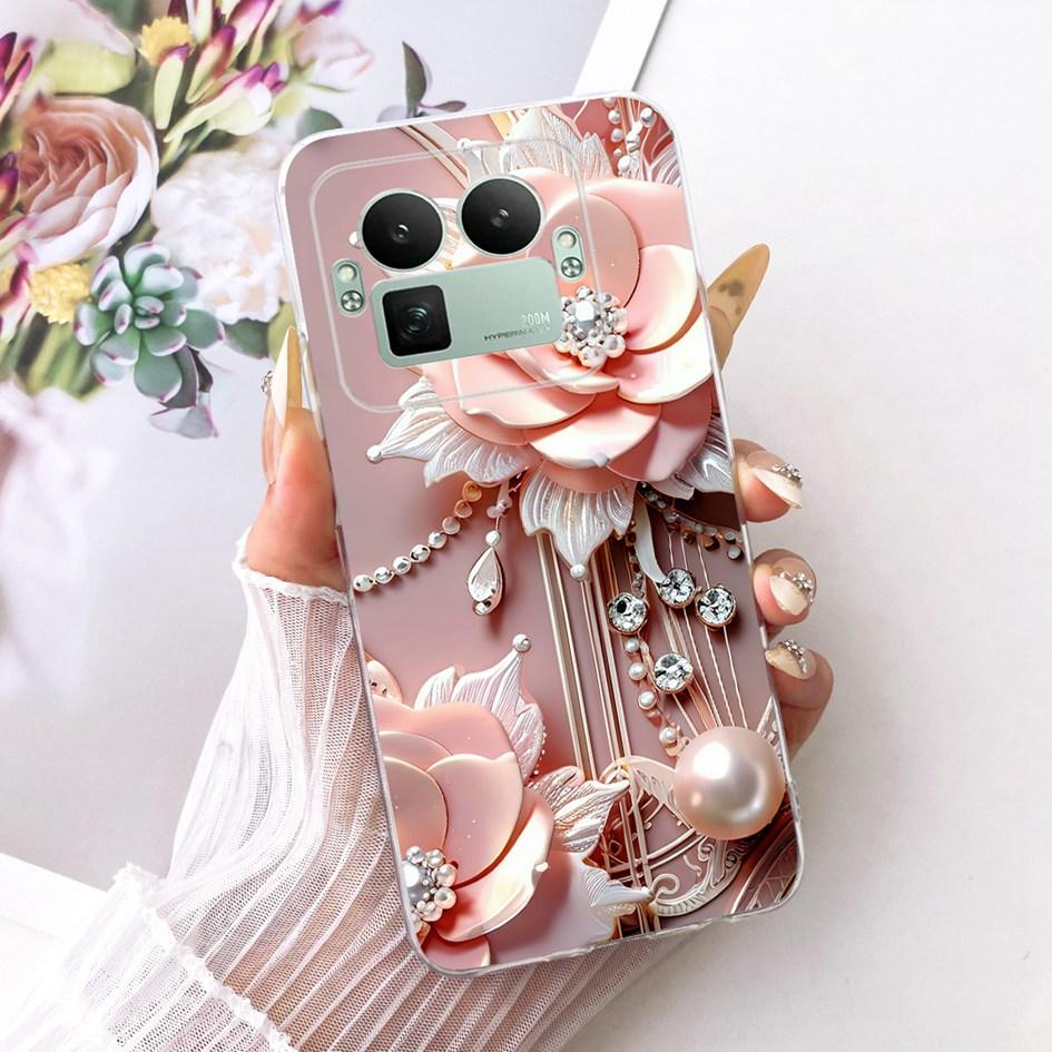 Чехол для Realme GT8 Pro 2025 RMX5210 Популярный Цветок Бантик Мягкий Тонкий Силиконовый Задний Чехол Для Realme GT 8 GT8 RealmeGT8 5G Coque