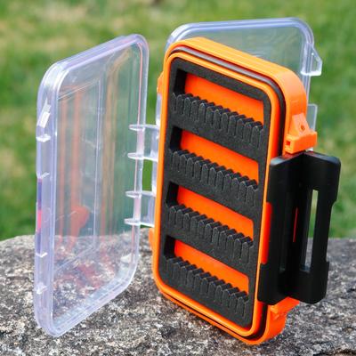 Kylebooker Нахлыстовая рыболовная коробка из пеноматериала, водонепроницаемая двухсторонняя коробка для хранения рыболовных снастей для рыболовного крючка