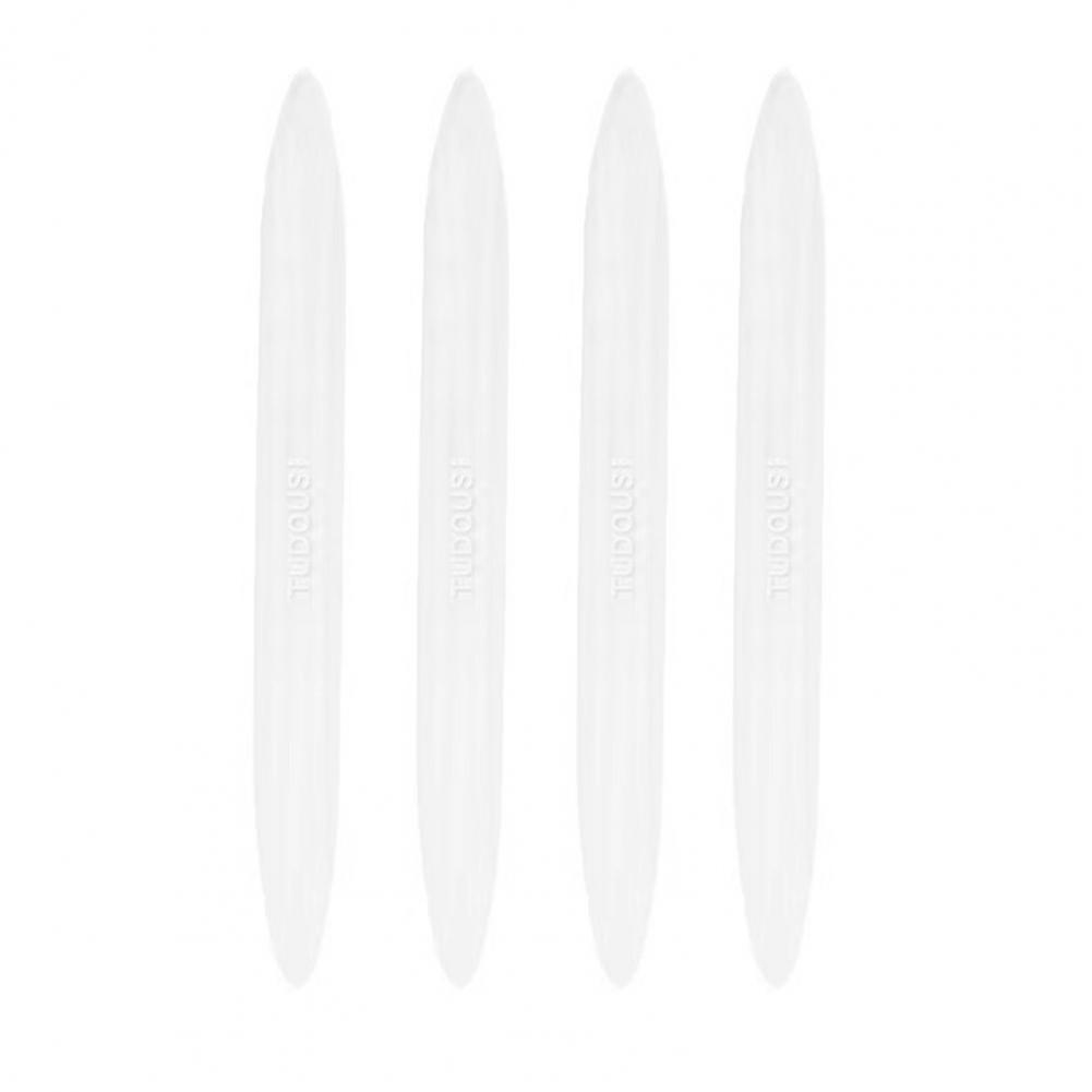 4 шт., наклейки на кромку двери автомобиля, защита от столкновений, силиконовые боковые защитные ограждения для зеркала заднего вида, защита S