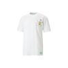 Puma X SpongeBob SquarePants Cartoon Print Crew Neck Short Sleeved T-Shirt Unisex Tops White 620691-02