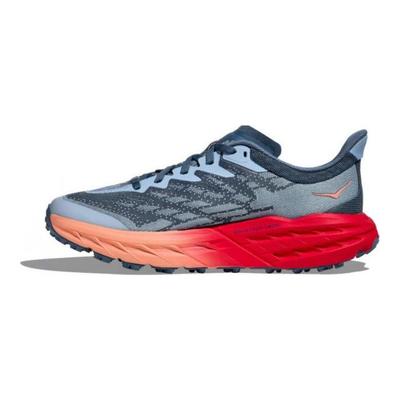 HOKA Speedgoat 5 Real Teal Papaya Женские Кроссовки Синие 1123158-RPY