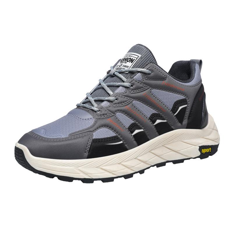 Casual Shoes Men's Shoes Single Shoes Spring and Autumn Mesh Shoes Breathable Fashion Sports Shoes Running Platform Men's Trendy Shoes W-106