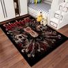 Goat Skull Artwork Rug suitable as a non-slip mat for the living room or bedroom sofa