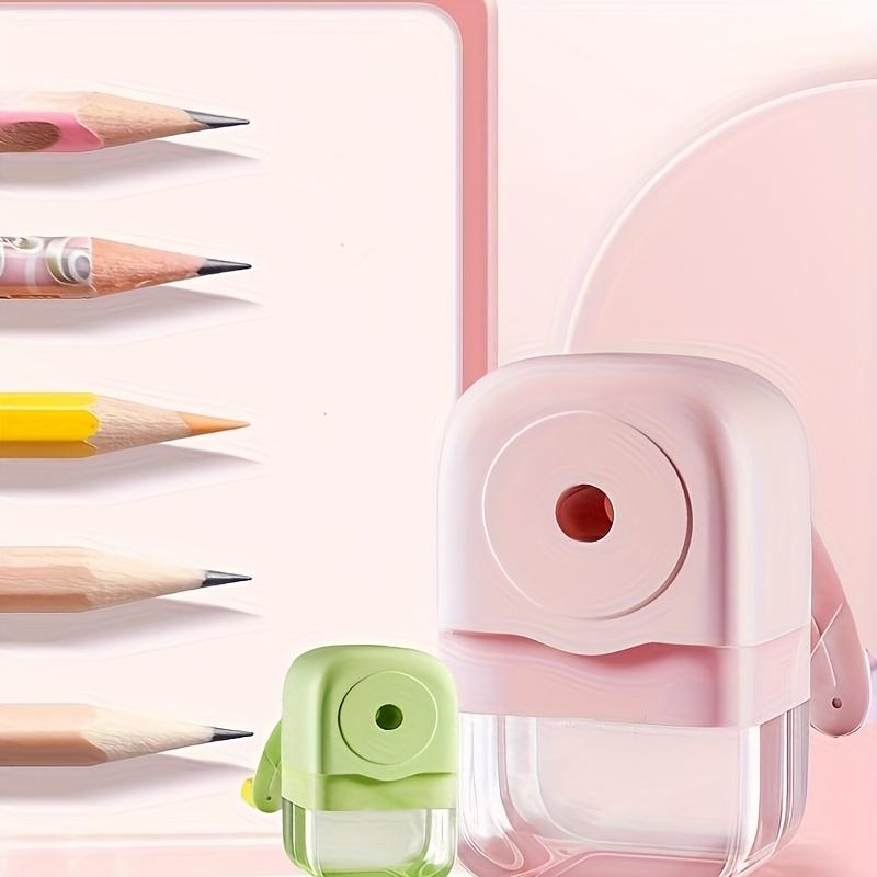 Manual and Automatic Pencil Sharpener - Durable Plastic,battery-free - Suitable for School Supplies and gifts.Classroom tools,Modern Pencil Sharpener