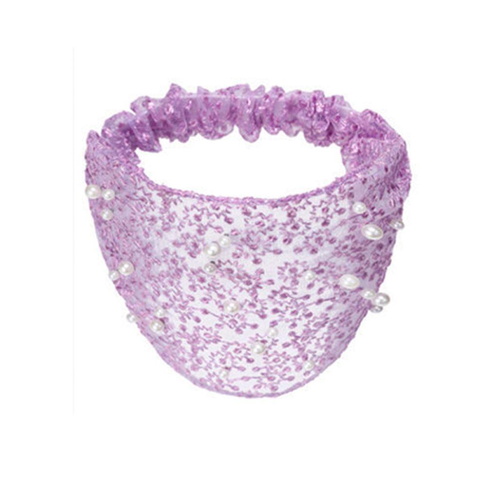 Pearls Make up Korean Style Hair Wear Organza Headband Wide Side Hairband Women Hair Accessories