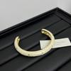 Enamel Retro Opening Bangle French Style Women's Hand Bracelet Simple Woman Cuff Bracelet  Gifts
