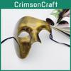 Adult Half Face Mask For Masquerade Parties With Elegant Retro Appearance