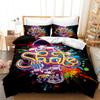 3D комплект постельного белья для скейтборда, роскошный пододеяльник с HD-печатью, 2/3, комната для мальчиков, DE135 * 200, домашний мягкий и легко чистящийся комплект домашней одежды на молнии