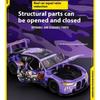 Масштаб 1/24 BMW M4 GT3 Серия WASA Литой металлический автомобиль из сплава Модель автомобиля DIY Дизайн Коллекция Декорация Бутик Модные подарки для мальчиков
