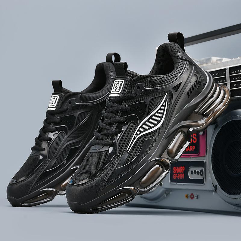 Outdoor New Sports Shoes Men's Shoes Mesh Spring Breathable Large Size Casual Shoes Soft Sole Running Shoes Dad Shoes