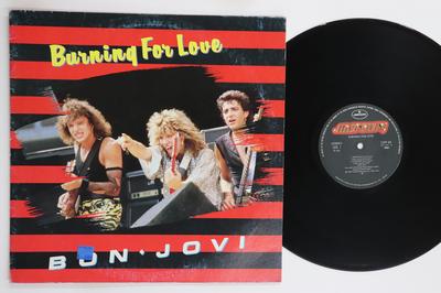 12-дюймовая пластинка BON JOVI Burning For Love 15PP44 MERCURY 1984 Япония Рок Б/у
