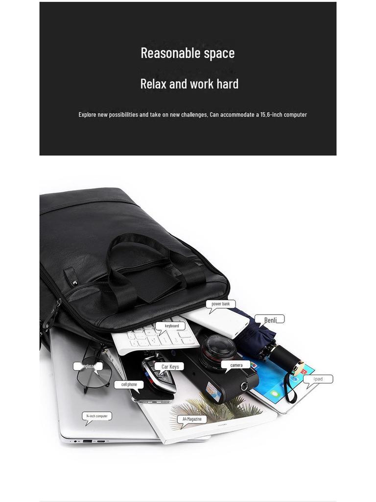 Мужской рюкзак из полиуретана - большая вместимость для учебы, бизнеса, путешествий и повседневной носки