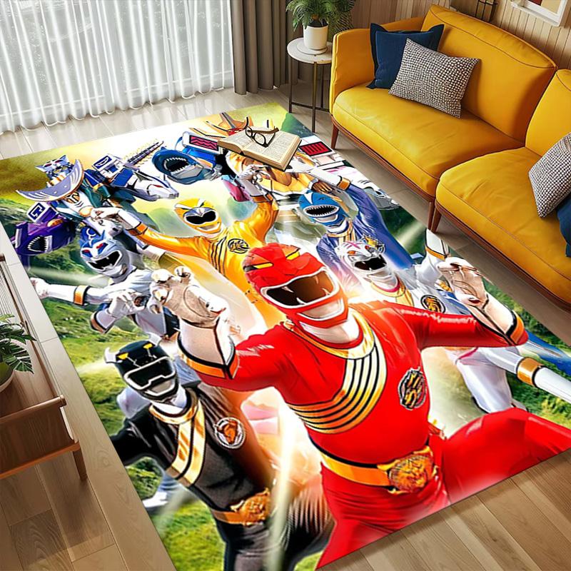 Power Rangers Living Room Nonslip Area Rug Soft Carpet For Bedroom Game Playroom Sofa Office Home Decor Doormat Christmas Gift C9261845