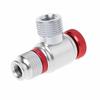 Portable Mountain bike CO2 cylinder pump Gas Nozzle Bicycle Fast Inflator Inflatable Head Adapter Riding emergency Accessories