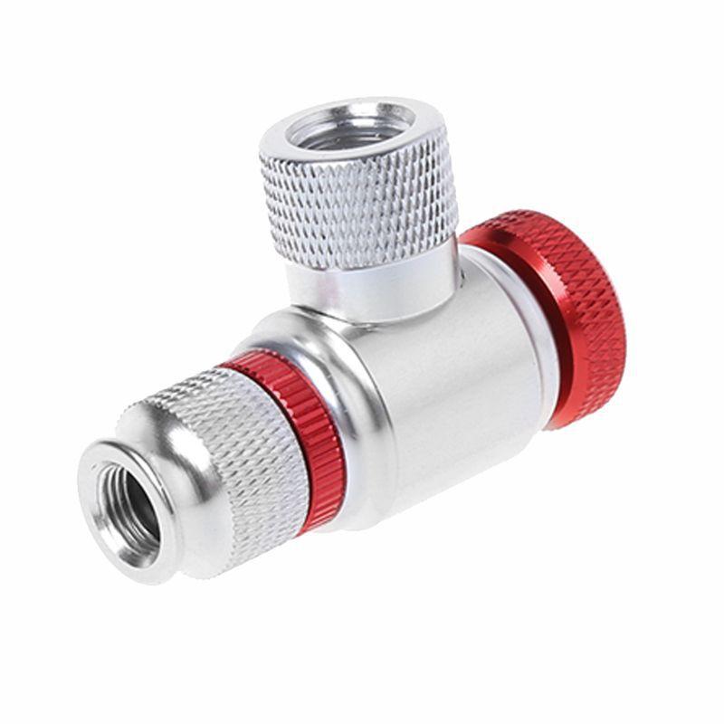 Portable Mountain bike CO2 cylinder pump Gas Nozzle Bicycle Fast Inflator Inflatable Head Adapter Riding emergency Accessories