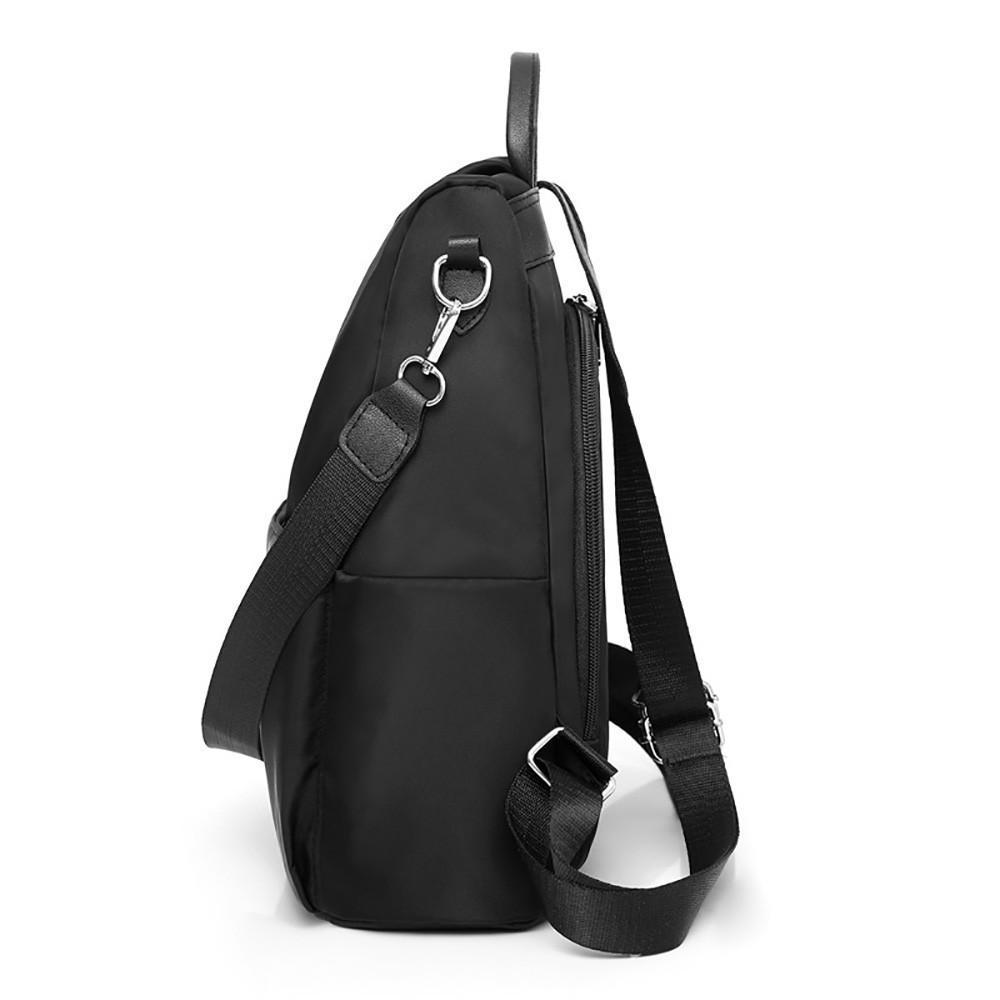 NEW Women's Anti-theft Backpack Fashion Simple Solid Color School Bag Oxford Cloth Shoulder Bag CLE