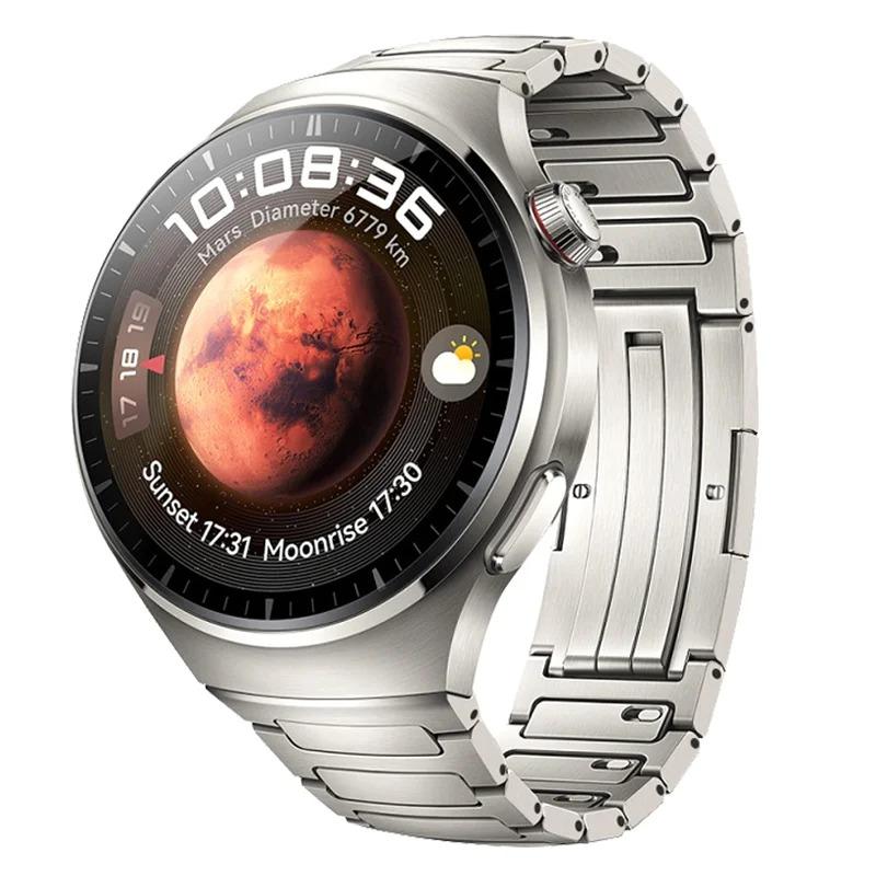 Без зазоров Оригинальный титановый металлический ремешок для Huawei Watch 4 Pro Роскошный браслет для Huawei Watch 4 Pro Деловая ремешок Correa