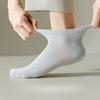 Мужские летние тонкие коммерческие хлопковые сетчатые дышащие носки с пяткой, впитывающие пот и дезодорирующие