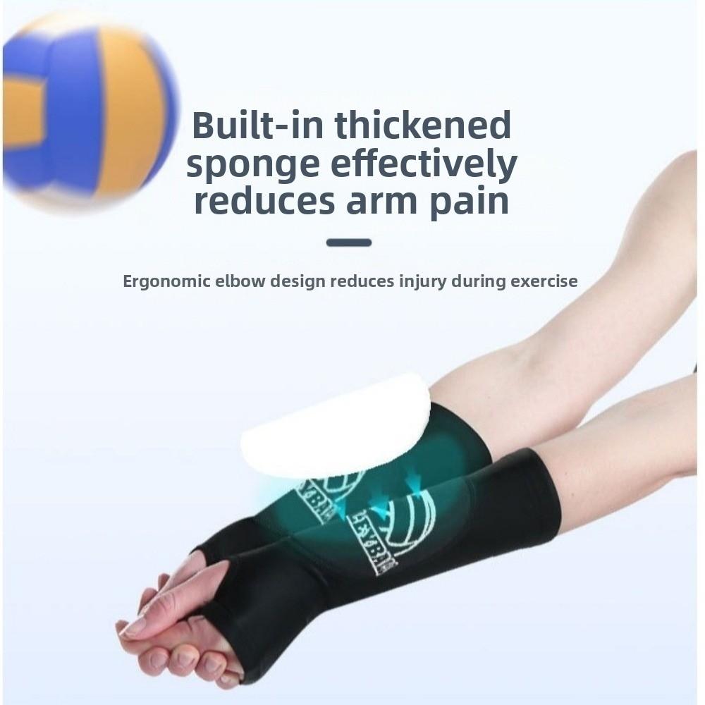 1Pair Compression Volleyball Arm Sleeves Breathable Forearm Sleeves Sports Arm Guard  Volleyball