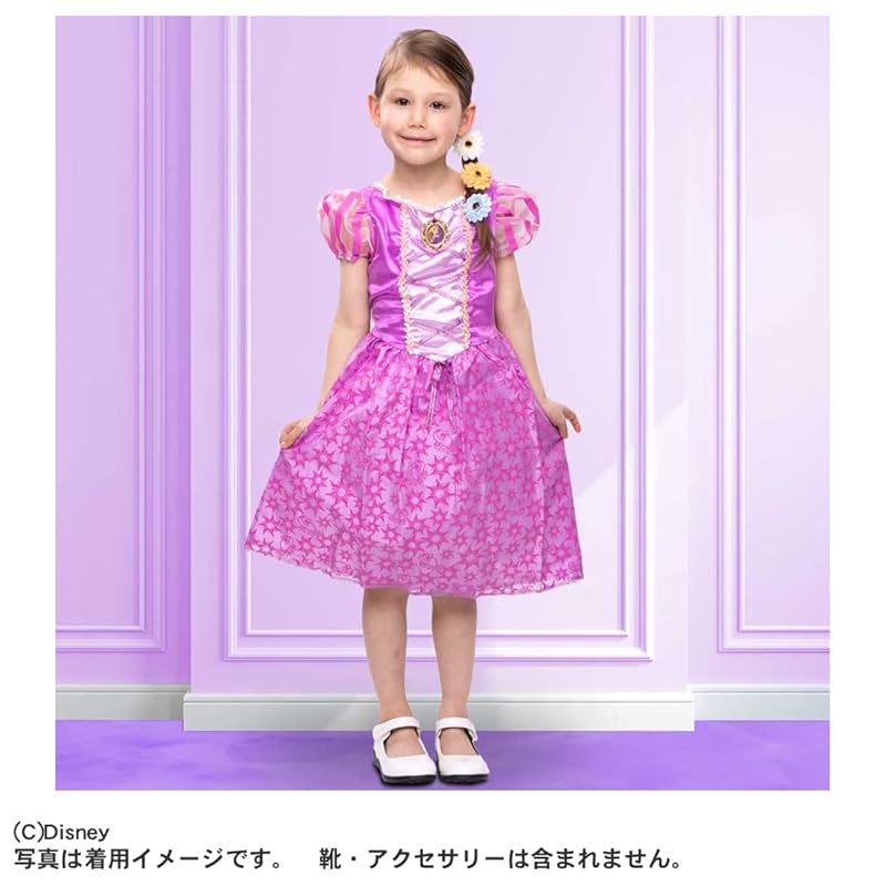 [Takara Tomy] [Оригинальный продукт, продаваемый внутри страны] Дисней принцесса Блестящее модное платье Рапунцель 100см-110см