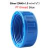 1Pc Pvc Female Thread End Cap Connector 1/2 3/4 1 1.2 1.5 2 Inch End Connector 20 25 32 40 50 63Mm Water Pipe Adapter