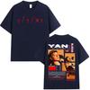 Rapper Yan Block Carlos Yandre Album Tour 2026 Pop Graphic T Shirts Hip Hop Gothic High Quality Cotton Tshirts Streetwear