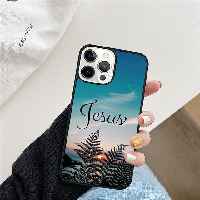 Jesus Mobile Phone Cases Cover For iPhone 17 Air 16 15 14 12 13 11 Pro MAX apple Plus Coque