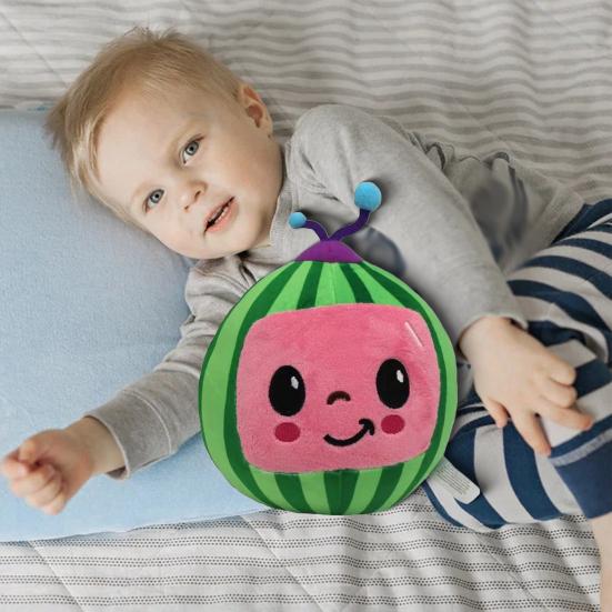 Мягкая плюшевая игрушка-кукла в виде арбуза, подарок для детей, мальчиков и девочек, мягкий полипропиленовый хлопок, наполнитель 3D, веселая фруктовая подушка, подарок для детей